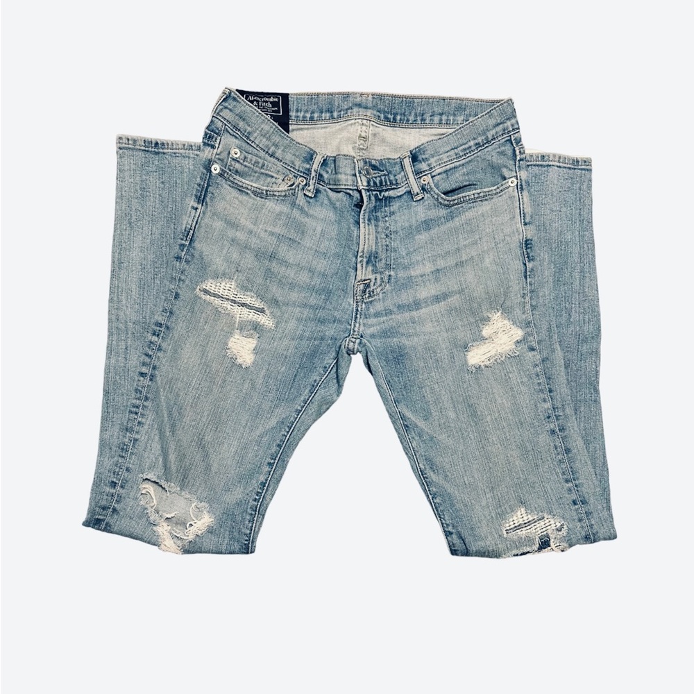 Abercrobie and fetch destroyed jeans